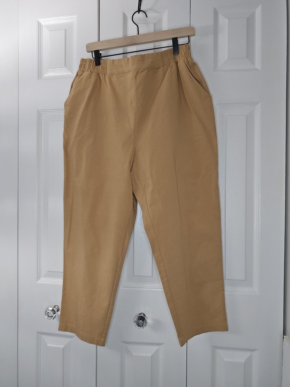 LuLaRoe Womens  Tan Elastic Waist Pants